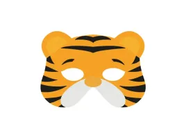 maska-filcowa-tygrysek-karnawal-przebranie