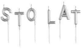 swieczki-dekoracyjne-na-urodziny-urodzinowe-sto-lat-srebrne