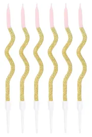 siweczki-na-tort-zakrecone-rozowe-zlote-dlugie-6x-spiralki-urodzinowe