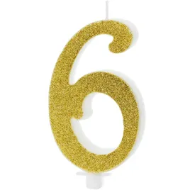 swieczka-cyferka-6-zlota-z-brokatem-10cm-1szt