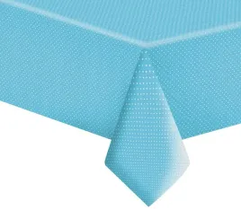 obrus-papierowy-niebieskie-kropki-dekoracja-stol