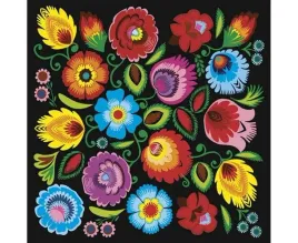 serwetki-lowicz-folk-colourful-cut-out-on-gold-33-x-33-cm-ludowa-kwiaty
