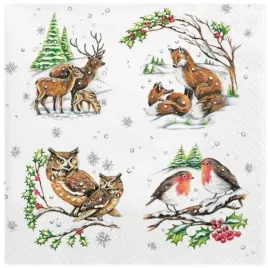 serwetki-swiateczne-lesne-zwierzeta-20szt-33x33cm-boze-narodzenie-swieta