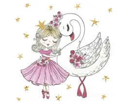 serwetki-papierowe-pink-balerina-with-swan-33x33cm-20szt-baletnica-labedz