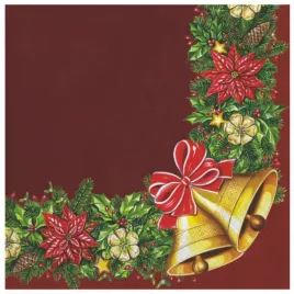 serwetki-wianek-bordowy-z-dzwonkiem-x20-choinka-boze-narodzenie-swieta