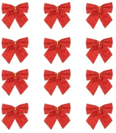 kokardy-swiateczne-brokatowe-czerwone-male-5cm-12szt-boze-narodzenie-swieta