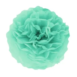 pompon-bibulowy-dekor-do-sali-turkusowy-na-wesele-urodziny-honeycomb-15-cm