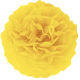 pompon-bibulowy-dekor-do-sali-zolty-na-wesele-urodziny-honeycomb-35-cm