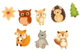 girlanda-baner-lesni-przyjaciele-lesne-zwierzeta-200x18-cm-urodziny