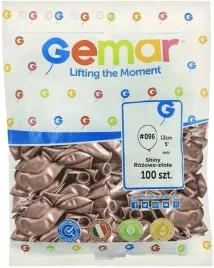 balony-13cm-rozowo-zlote-shiny-male-profesjonaln-x100-gemar-wesele-urodziny