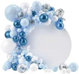 girlanda-balonowa-niebieska-granatowa-urodziny-roczek-100-szt