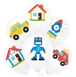 balony-na-urodziny-klocki-kolorowe-30cm-6-sztuk