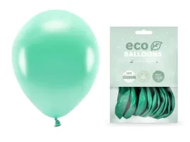 balony-eco-26cm-metalik-mieta-10sz-urodziny-ekolog