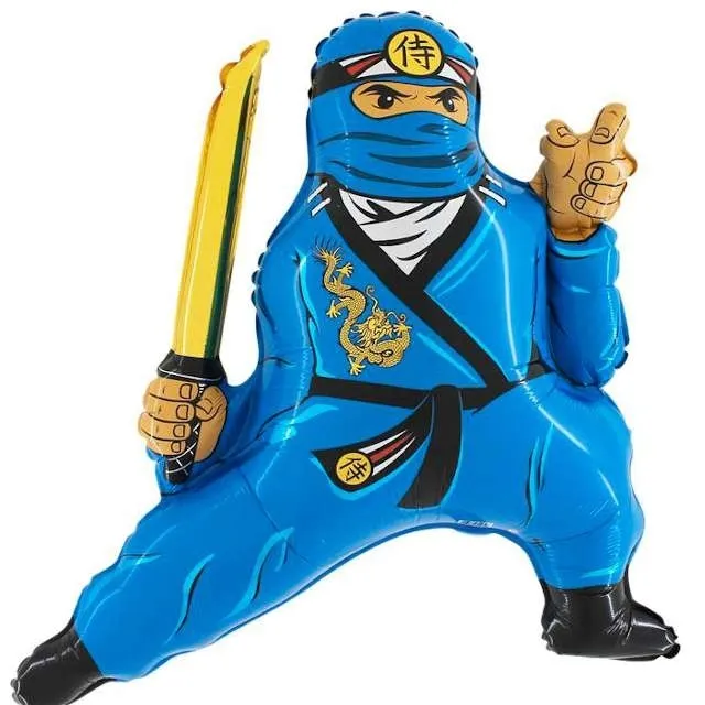 balon-foliowy-ninja-niebieski-89cm