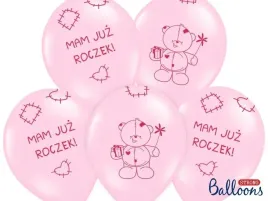 balony-roczek-pierwsze-urodziny-6szt-pink-pastelow