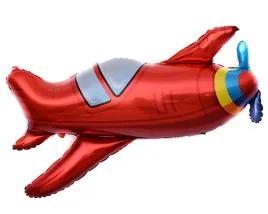 balony-foliowe-samolot-czerwony-39cm-samolocik