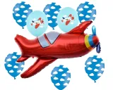 balony-foliowe-samolot-czerwony-39cm-samolocik-ksztalt-klasyczny
