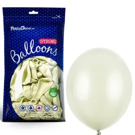 balony-strong-metalik-kremowe-30cm-100x-profesjona