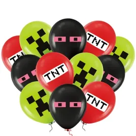 balony-tnt-creeper-gry-komputerowe-kafelki-12szt