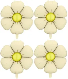balony-foliowe-stokrotki-zolte-kremowe-pastel-kwiatki-65-cm-4-szt