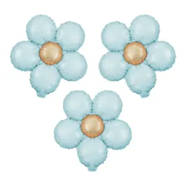 balon-foliowy-pastelowy-niebieski-kwiatek-stokrotka-urodziny-girlanda-3-szt