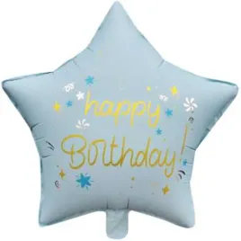 balon-foliowy-happy-birthday-45cm-pastelowy-niebieski-gwazdka