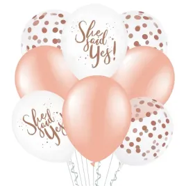 balony-na-wieczor-panienski-gadzety-dekoracje-rozowe-she-said-yes-8-szt