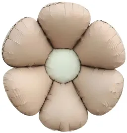 balon-foliowy-pastelowy-brazowy-kwiatek-stokrotka-urodziny-wiosna-47x59cm