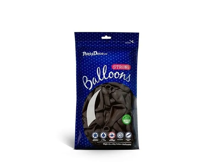 balony-12cm-strong-brazowe-100-sztuk-ksztalt-klasyczny
