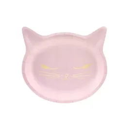talerzyki-papierowe-rozowe-kotek-kot-6szt