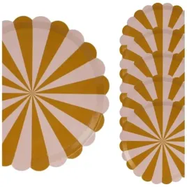 talerzyki-papierowe-paski-brazowy-bezowy21-cm-6-szt