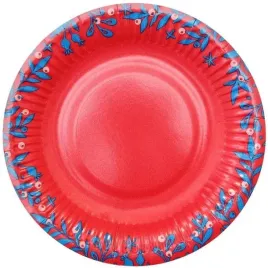 talerzyki-papierowe-swiateczne-let-it-snow-czerwone-18-cm-6-szt
