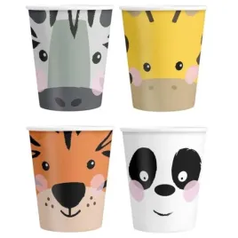 kubeczki-papierowe-panda-urodzinowe-4szt-zwierzeta