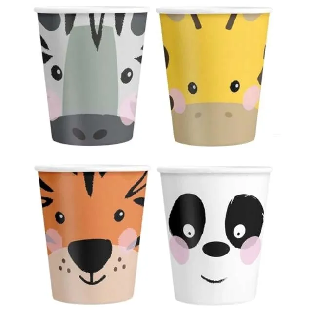 kubeczki-papierowe-panda-urodzinowe-4szt-zwierzeta