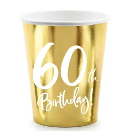 kubeczki-zlote-60-urodziny-jednorazowe-party-6szt