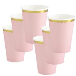 kubeczki-papierowe-rozowe-ze-zlota-falbanka-6szt