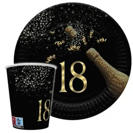 zestaw-na-osiemnastke-na-18-urodziny-czarny-talerzyki-kubeczki