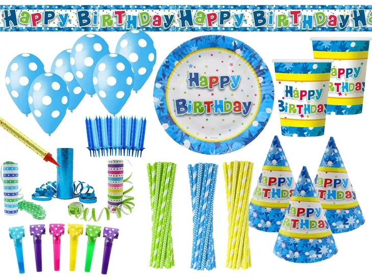 kubeczki-papierowe-happy-birthday-6szt-niebieskie-kolor-niebieski