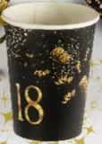 kubeczki-papierowe-18-urodziny-zlote-z-szampanem-jednorazowe-x8-osiemnastka-liczba-sztuk-w-zestawie-8-szt