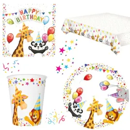 zestaw-urodzinowy-talerzyki-kubeczki-serwetki-obrus-zwierzatka-zoo