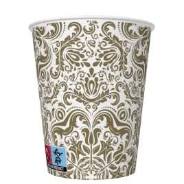 kubki-kubeczki-papierowe-gold-ornament-frame-8szt-ornament-zloty