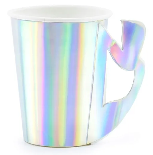 kubeczki-papierowe-syrenka-opalizujacy-220ml-6-szt-urodzinowe-pojemnosc-220-ml