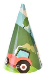 czapeczki-urodzinowe-imprezowe-z-motywem-traktor-6-szt