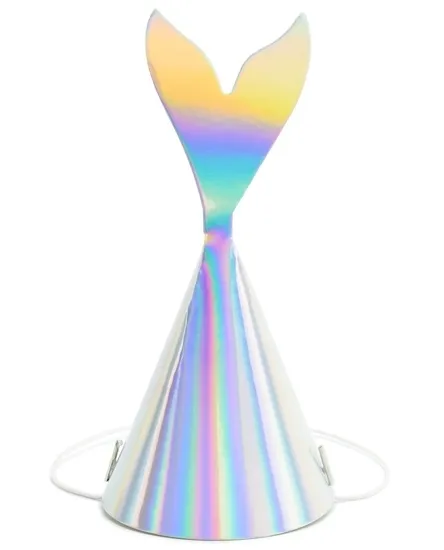 czapeczki-urodzinowe-papierowe-syrenka-18-cm-6-szt