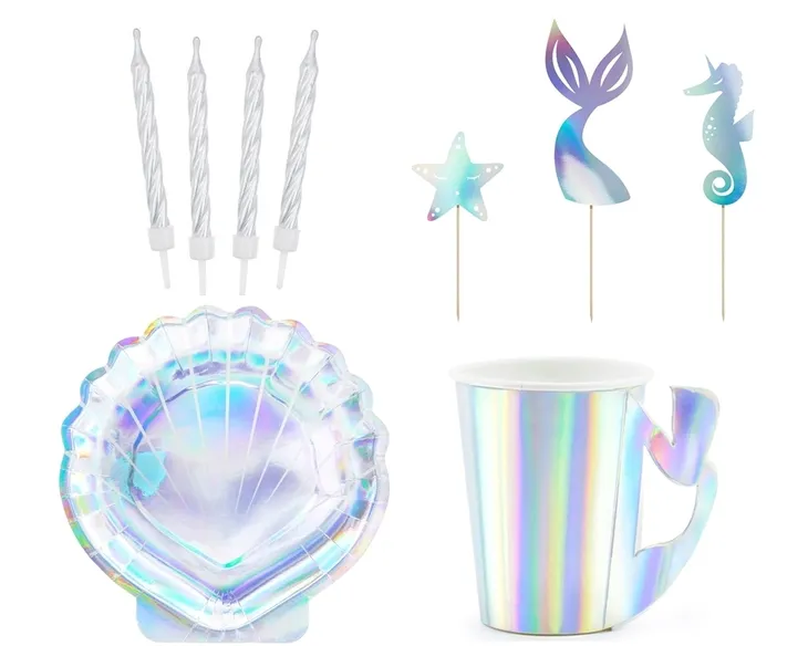 czapeczki-urodzinowe-papierowe-syrenka-18-cm-6-szt-marka-party-deco-kolor-wielokolorowy