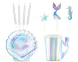 czapeczki-urodzinowe-papierowe-syrenka-18-cm-6-szt-marka-party-deco-kolor-wielokolorowy