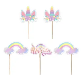 toppery-na-tort-jednorozec-5-sztuk-urodziny-unicorn