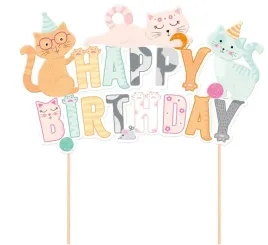 topper-na-tort-happy-birthday-kotki-kotek-zwierzatka-koteczki-na-urodziny