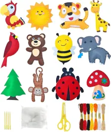 zestaw-diy-filcowy-kolorowe-motywy-dla-dzieci-do-nauki-szycia-12-sztuk