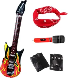 kostium-rockman-zestaw-rockowy-rockman-gitara-mikrofon-rekawice-bandana